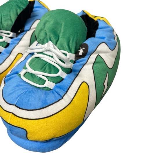 Dutch Bros Pull On Slippers Blue+White+Green Comfy DB 1992 Laces SO FUN! Adult - Picture 4 of 9